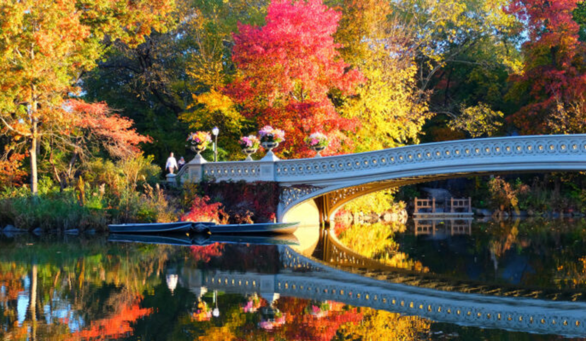 Central Park em Nova York na Primavera.