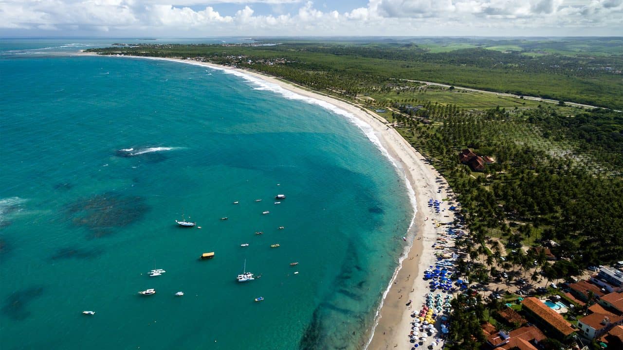 Praia em Pontal de Maracaípe-Porto de Galinhas.