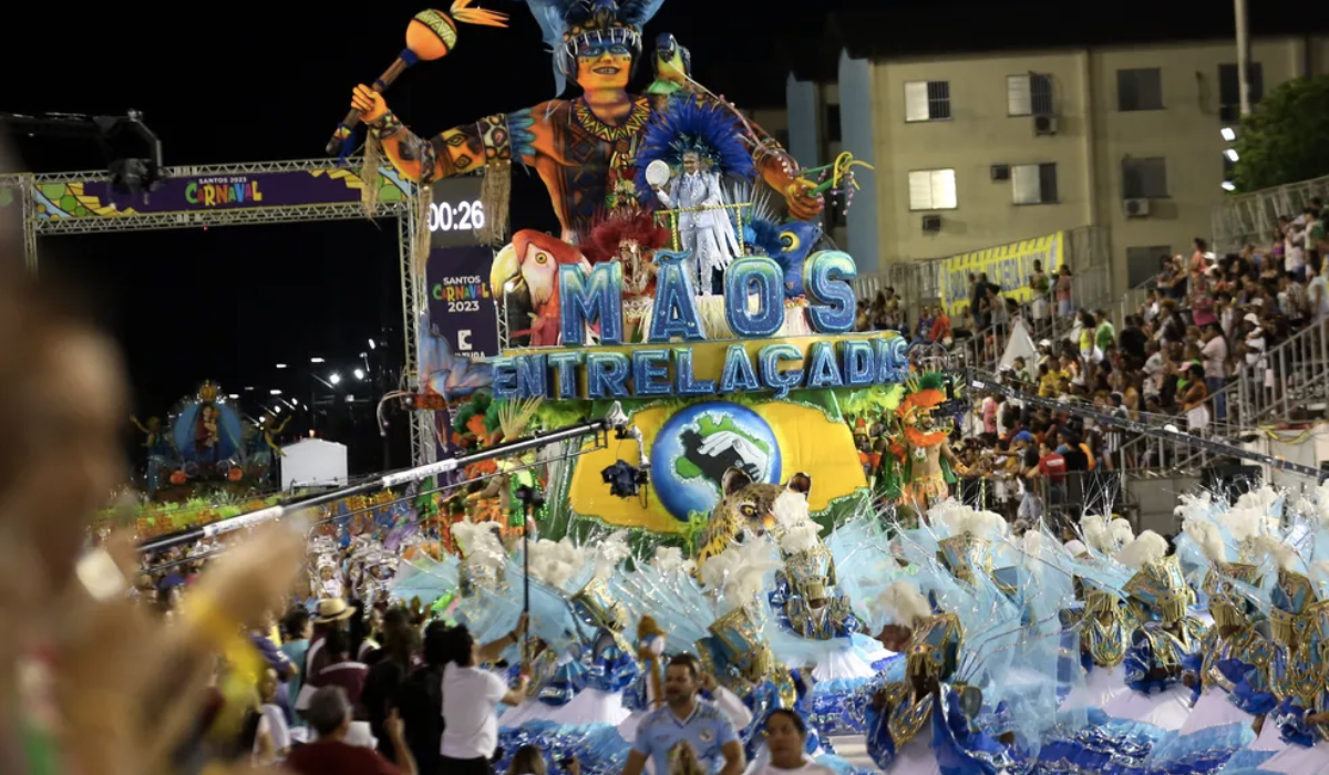 Cenas de carnaval de Santos-SP