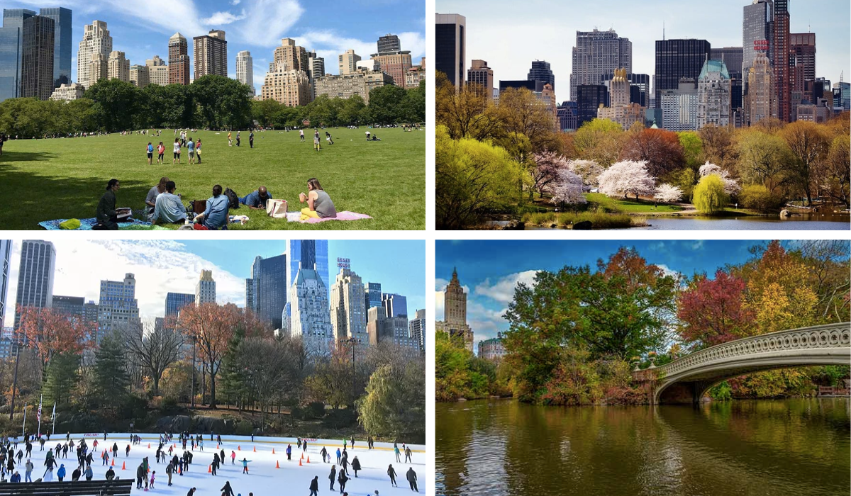 Nova York e seu Central Park.