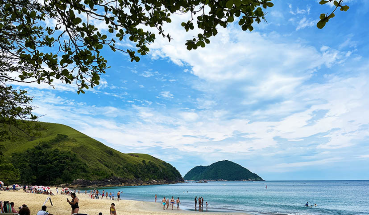 Praia em São Sebastião/SP